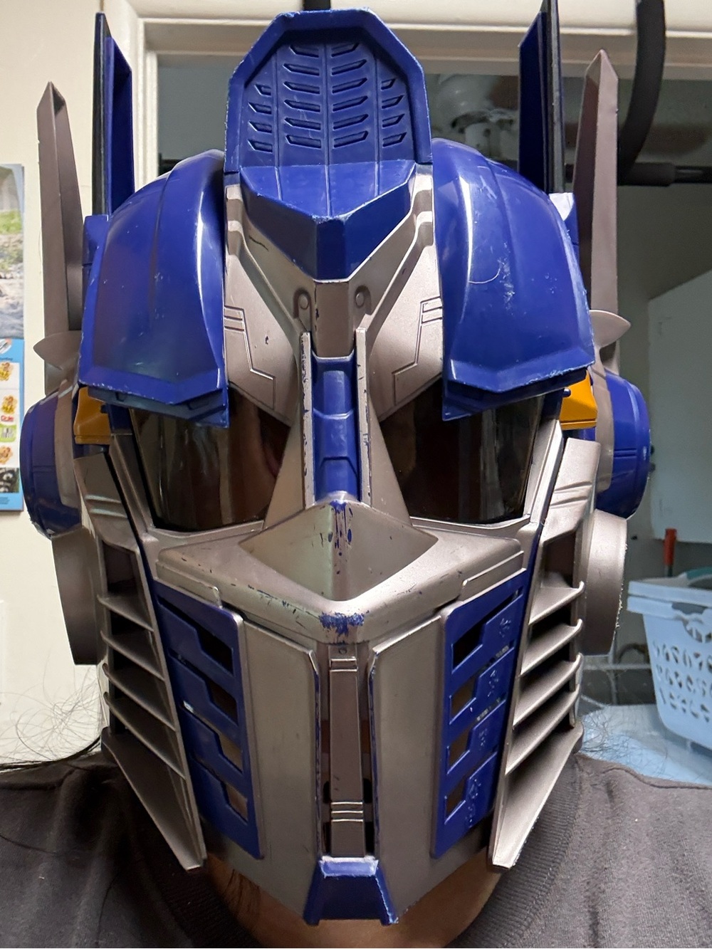 Optimus Prime Transformer Helmet with voice changer